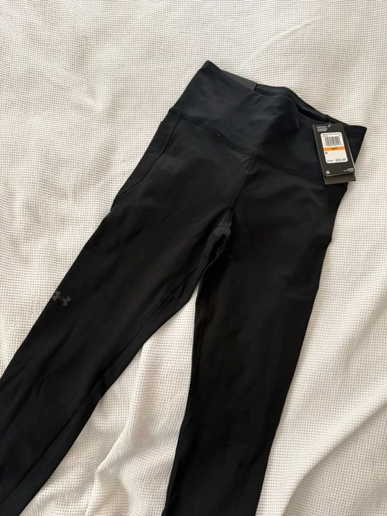 Under Armour Black Compression High-Rise Full Length Leggings - Picture 2 of 9